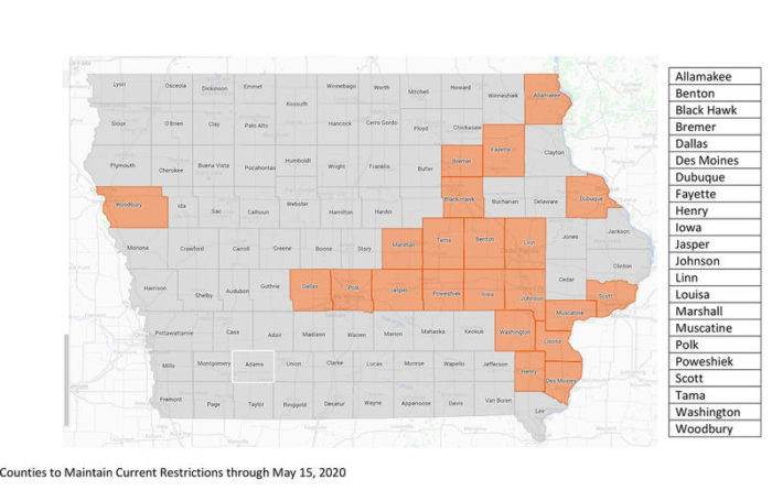 Counties to Maintain Current Restrictions